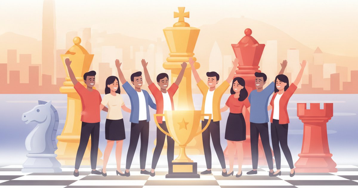 A Golden Double in Hong Kong: This Week's Big Chess News