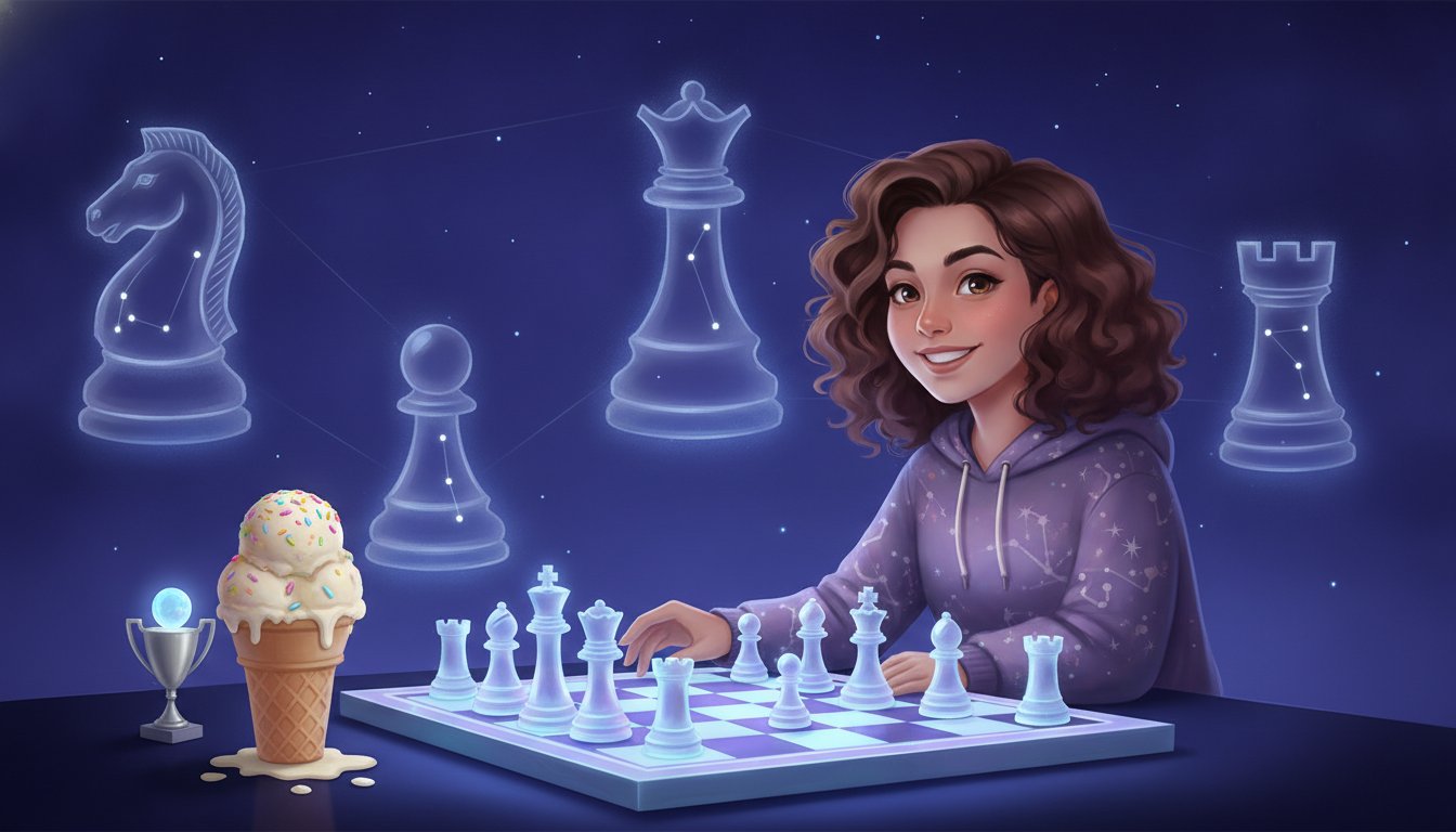 The Ice Cream Champion: How a 16-Year-Old Became the Youngest Queen of Speed Chess