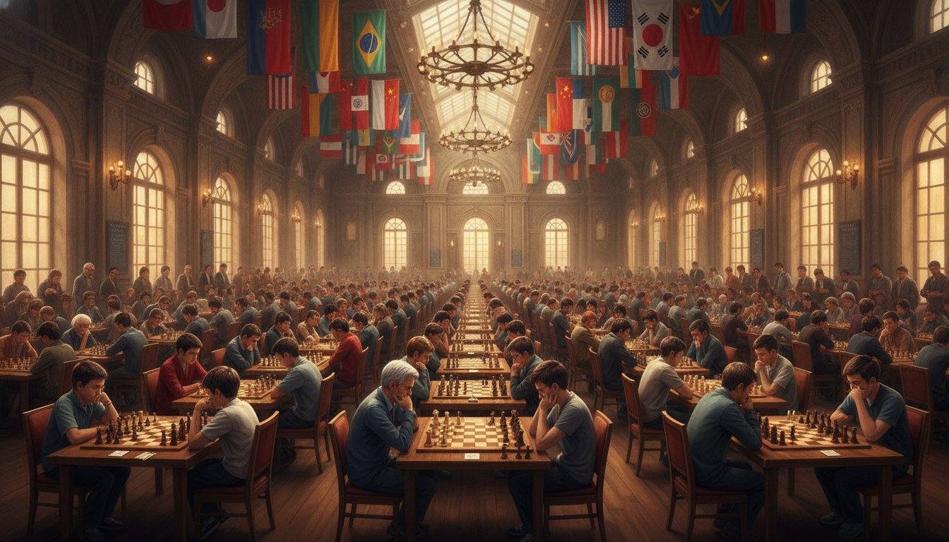 205 Flags, One Chessboard Each: The Olympiad Just Delivered Its Wildest Opening Days in Years