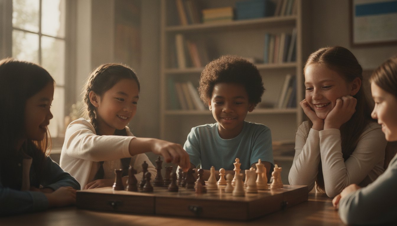 Why Chess Kids Make Friends Faster — and Feel Better About Themselves